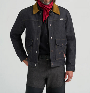 Filson x Wrangler Sherpa Lined Denim Work Jacket Indigo Men's