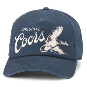 American Needle Coors Walker Snapback Hat Navy
