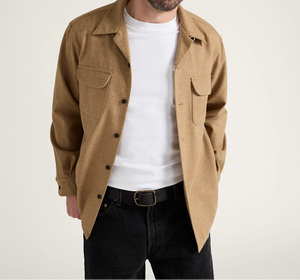 Pendleton Men's Board Shirt Camel Wool USA