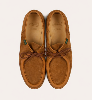 Paraboot Michael Suede Shoes Whisky Made in France