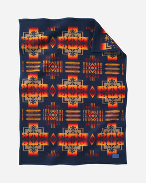 Pendleton Chief Joseph Crib Blanket Navy Baby Wool USA