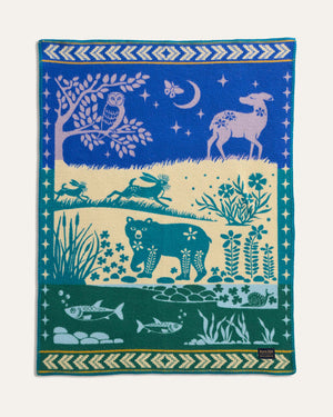 Pendleton Folk Forest Crib Blanket Baby Wool USA