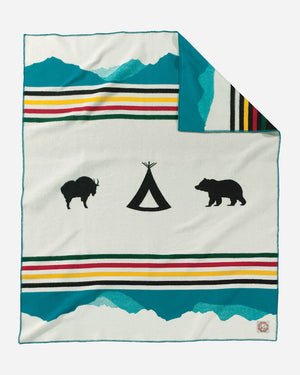 Pendleton Crown of the Continent Blanket Wool Throw USA