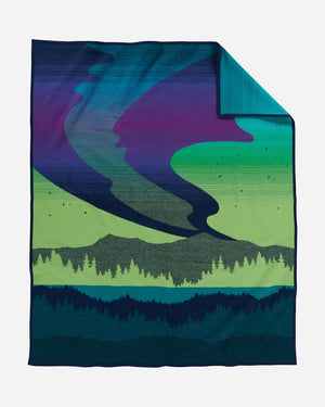 Pendleton Northern Lights Wool Blanket Premium Virgin Wool Made in USA