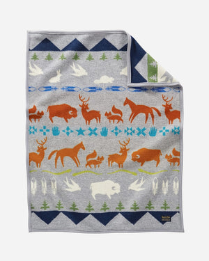 Pendleton Shared Path Crib Blanket Baby Wool USA