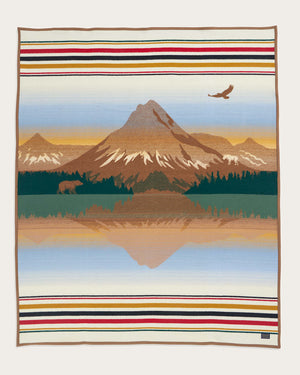 Pendleton Glacier Peaks Blanket Wool Throw USA