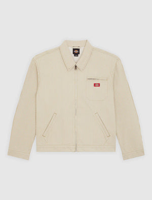 Dickies Hickory Stripe Painter Jacket Desert Sand Men's Workwear