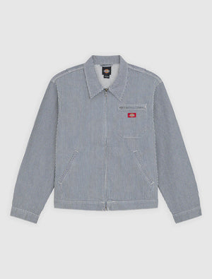 Dickies Hickory Stripe Painter Jacket Indigo Men's Workwear Denim
