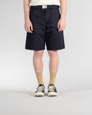 Stan Ray Men's Fatigue Shorts Black Twill 10" Made in USA Workwear