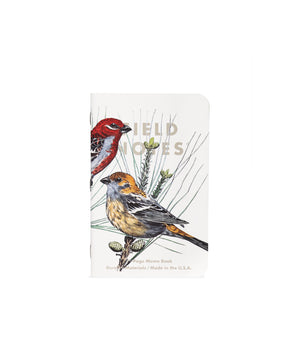 Field Notes “Birds & Trees of North America” 3-Pack [GROSBEAK]– Vintage Nature Notebook (Made in USA)
