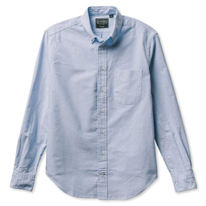 Gitman Vintage Classic Long Sleeve Blue Oxford Shirt Made in USA