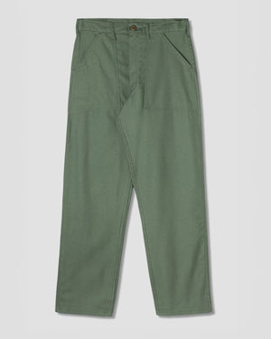 Stan Ray Original Fatigue Pants Olive Sateen – Made in USA Military Work Pant