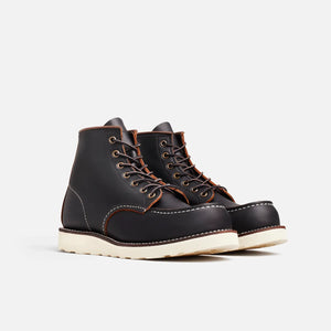 Red Wing 8849 Classic Moc 6” Black Prairie Leather Work Boot USA Made Men’s